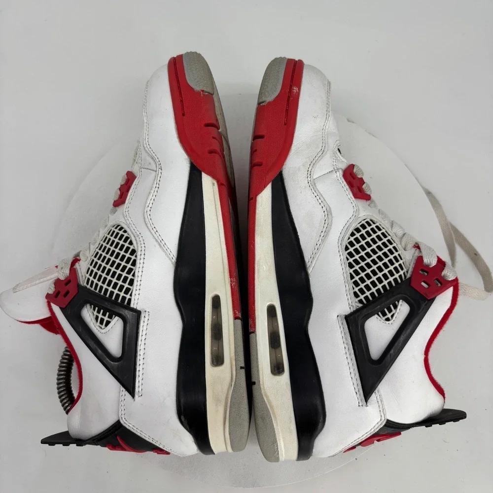 Jordan Air Jordan 4 Retro GS 5.5Y White Fire Red Black DC7770-160